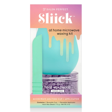 Set epilare Sliick ceara + recipient incalzire + aplicator XpertBeauty