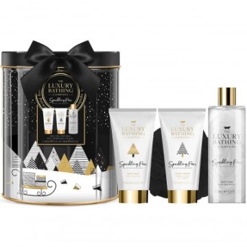 The Luxury Bathing Company Sparkling Pear & Nectarine Blossom szett, 150ml+150ml+250ml