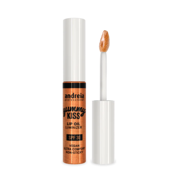 Ulei de buze Iluminator Andreia Yummy Kiss - 02 Summer Peach, 7ml Xpert Beauty