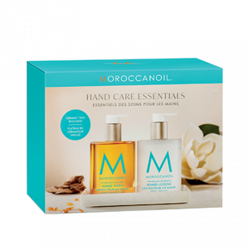 Set Moroccanoil Fragrance Original pentru ingrijirea mainilor 2x360ml+tavita ceramica Xpert Beauty