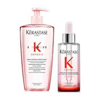 Set Kerastase Genesis Duo, impotriva caderii parului, pentru par gras, 2x500ml