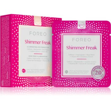 Masca de fata Foreo UFO Masks Shimmer Freak 2.0 pentru conturul ochilor 6x6g XpertBeauty