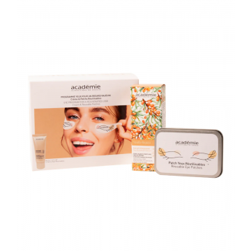 Set Academie pentru conturul ochilor si buzelor, tratament 40ml+1 pereche plasturi Xpert Beauty