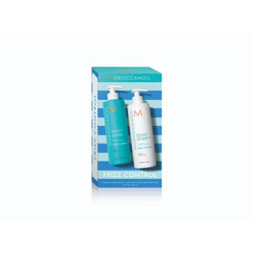 Set de par Moroccanoil Frizz Control Duo, pentru netezirea parului, 2x500ml Xpert Beauty