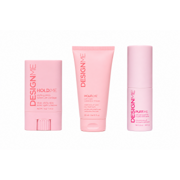 Pachet Design Me Hold.Me + Puff.Me Trio 90ml+19g+9g Xpert Beauty