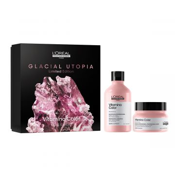 Комплект L'Oreal Professionnel Serie Expert Vitamino Colour Duo Set, за Боядисана Коса, 300мл+250мл