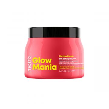 Masca de par Matrix Total Results Glow Mania Glazing Queen, pentru par tern si vopsit, 500ml XpertBeauty