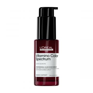 Ser de par L'Oreal Professionnel Serie Expert Vitamino Color Spectrum Glass Shine, pentru intretinerea culorii, 30ml Xpert Beauty