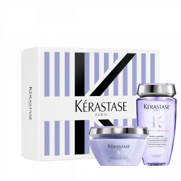 Kerastase Blond Absolu Szett göndör és hullámos hajra, 250ml+200ml