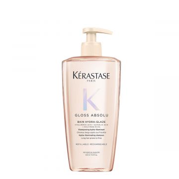 Sampon reincarcabil Kerastase Gloss Absolu Bain Hydra-Glaze, cu efect anti-electrizare, 500ml Xpert Beauty