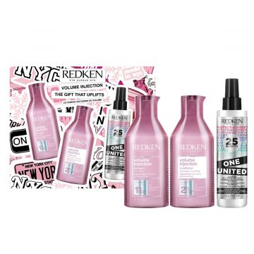 Комплект за фина коса без обем Redken Volume Injection Set 2x300мл+150мл