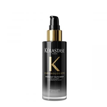 Ser de par Kerastase Chronologiste Overnight Youth Serum, cu efect de reintinerire a parului, 90ml