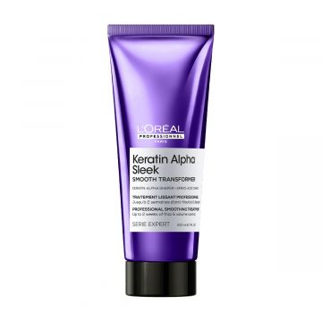 Crema-tratament de par L’Oreal Professionnel Serie Expert Keratin Alpha Sleek, pentru netezime & efect anti-electrizare, 200ml Xpert Beuty