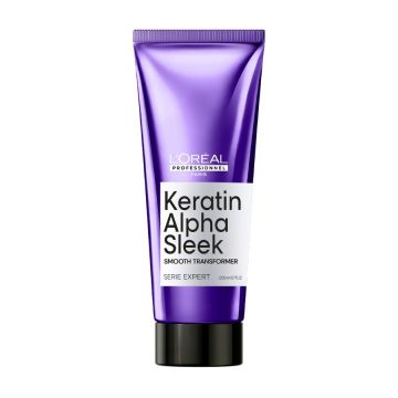 Crema-tratament de par L’Oreal Professionnel Serie Expert Keratin Alpha Sleek, pentru netezime & efect anti-electrizare, 200ml Xpert Beuty