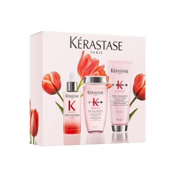 Set Kerastase Genesis Trio Spring Hydra Fortifiant 250ml + Fondant Reinforcateur 200ml + Anti-Chute 90ml Xpert Beauty