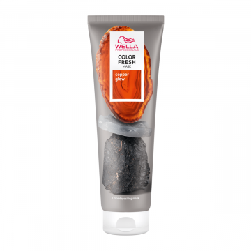 Masca de par nuantatoare Wella Professionals Color Fresh Mask Copper Glow, pentru par roscat, 150ml Xpert Beauty
