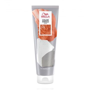 Masca de par nuantatoare Wella Professionals Color Fresh Mask Peach Blush, pentru par blond, 150ml Xpert Beauty