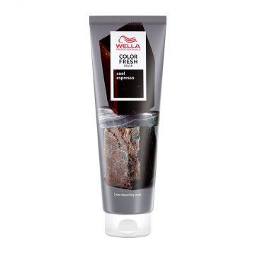 Masca de par nuantatoare Wella Professionals Color Fresh Mask Cool Espresso, pentru par brunet, 150ml Xpert Beauty