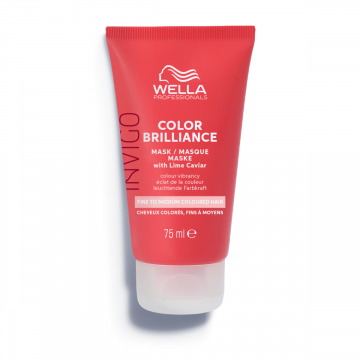 Маска за коса Wella Professionals Invigo Color Brilliance, за тънка или нормална коса, 75 мл