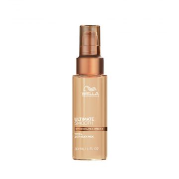Lapte de par Wella Professionals Ultimate Smooth 24/7 Silky Milk, leave-in cu protectie termica, 30ml Xpert Beauty