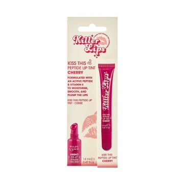 Nuantator pentru buze Killer Lips Tint cu peptide, Cherry, 14ml Xpert Beauty