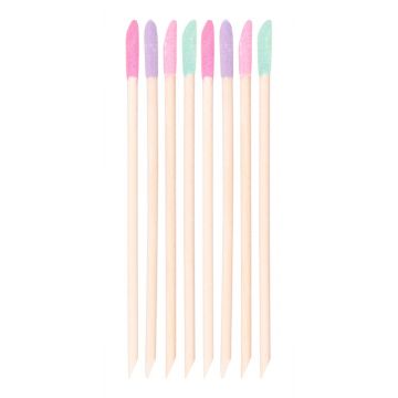 Пръчици за Кожички с Кристализиран Връх Brushworks 8 бр