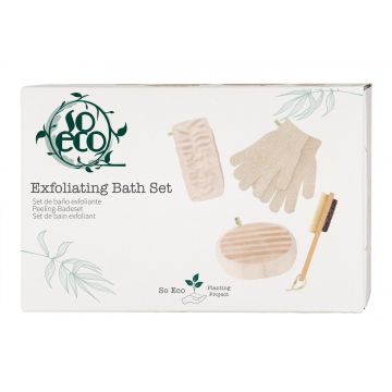 Set Brushworks So Eco Exfoliant, pentru fata si corp Xpert Beauty