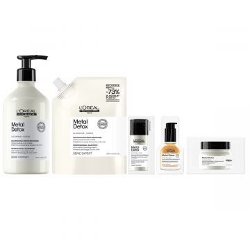 Комплект L'Oreal Professionnel Serie Expert Metal Detox Duo Set, за Детоксикация на Коса, 2x500ml