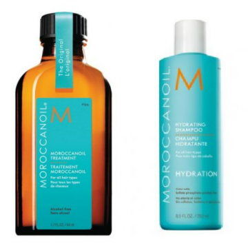 Pachet Moroccanoil Tratament Original + Sampon Hydrating 100ml+250ml
