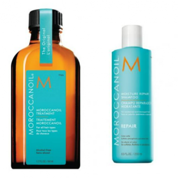 Pachet Moroccanoil Tratament Original + Sampon Moisture Repair 100ml+250ml