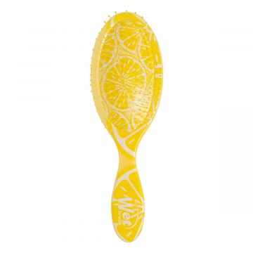 Perie de par Wet Brush Original Detangler Tutti Fruitti pentru descurcare Lemon Xpert Beauty