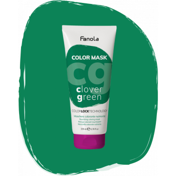 Fanola Color - Clover Green, Színező hajmaszk zöld 200ml