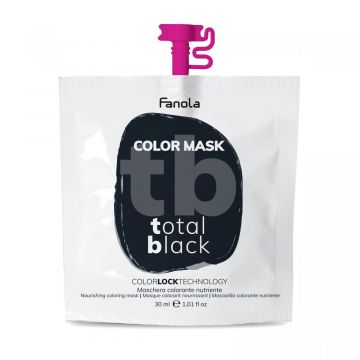 Черна оцветяваща маска Fanola Color - Total Black  30мл