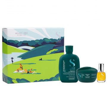 Set Alfaparf Reparative pentru par deteriorat 250ml+200ml+15ml Xpert Beauty