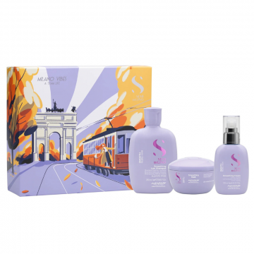 Set Alfaparf Smooth pentru netezirea parului 250ml+200ml+125ml