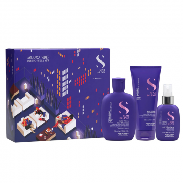 Set Alfaparf Blonde Anti-Yellow pentru par blond 250ml+200ml+125ml