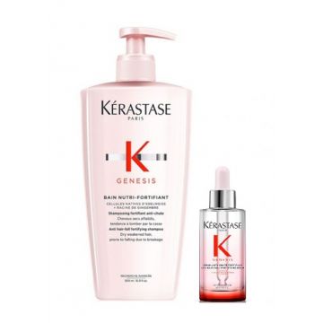 Set Kerastase Genesis Duo, impotriva caderii parului, pentru par fin, 500ml+90ml