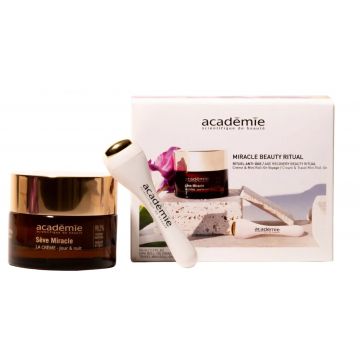 Set de fata Academie Miracle Ritual anti-age 50ml + Roll-on masaj Xpert Beauty