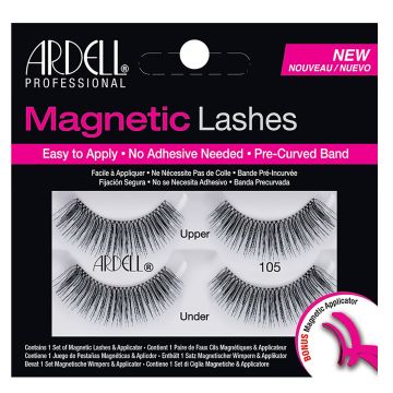 Magnetic False Eyelashes Ardell 105 Black