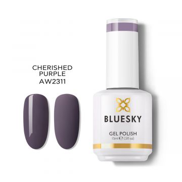 Lac de unghii semipermanent Bluesky UV Cherished Purple 15ml XpertBeauty