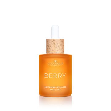 Cocosolis Berry Superberry Recharge Face Elixir Arcszérum, 50ml