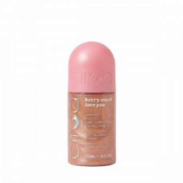 Ulei de corp Ciroa Berry Much Love You, cu particule stralucitoare, 150ml