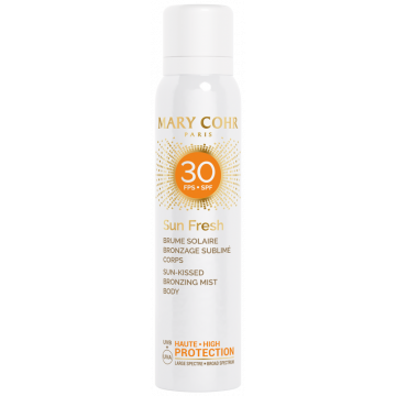 Spray mist de corp bronzant Mary Cohr Sun Fresh Brume Solaire Corps SPF30 150ml Xpert Beauty