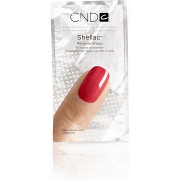 Folie aluminiu CND Shellac Remover Wraps Foil 10buc. Xpert Beauty