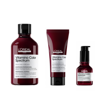 Pachet L`Oreal Professionel Serie Expert Vitamino Color Spectrum 300ml+200ml+50ml Xpert Beauty