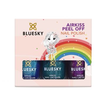 Set lac de unghii Bluesky Cosmic Space Airkiss, pentru copii, 3x5ml XpertBeauty