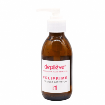 Ser Depileve Foliprime, pentru stoparea cresterii firului de par, Pas 1, 150ml