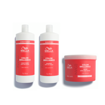 Pachet Wella Professionals Invigo Color Brilliance Fine To Medium 2x1000ml+500ml Xpert Beauty