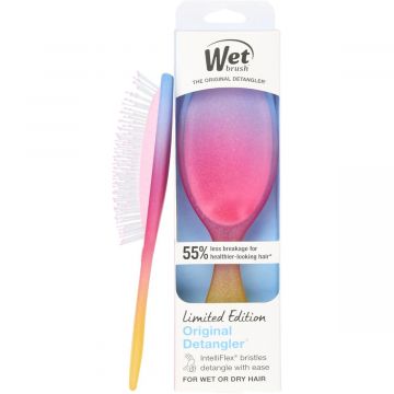 Perie de par Wet Brush Original Electric Sky pentru descurcare Roz Xpert Beauty