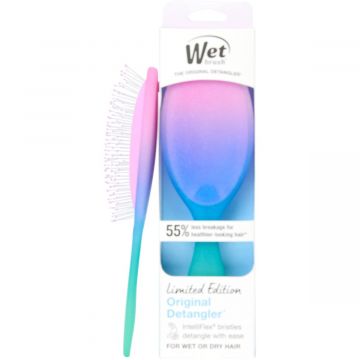 Perie de par Wet Brush Original Electric Sky pentru descurcare Mov Xpert Beauty